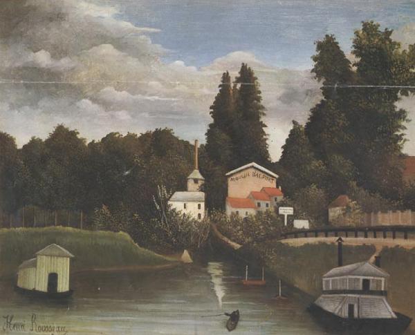 Henri Rousseau Banks of the Marne(Charenton) The Alfort Mill oil painting picture